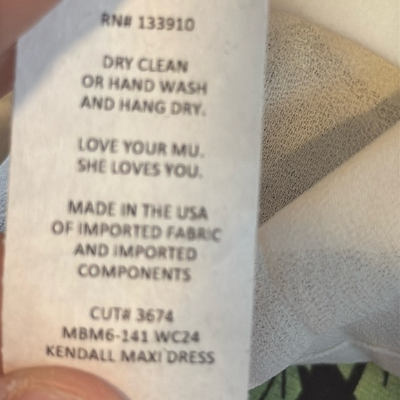 Show me your mumu Kendall Wedding Cake Chiffon Maxi Dress - Picture 9 of 15